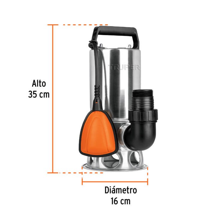 Truper BOS 1 SM 1 HP Bomba sumergible - Imagen 5
