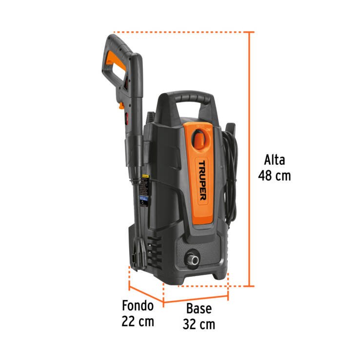Truper Hidrolavadora eléctrica 1500 PSI, Truper - Imagen 6
